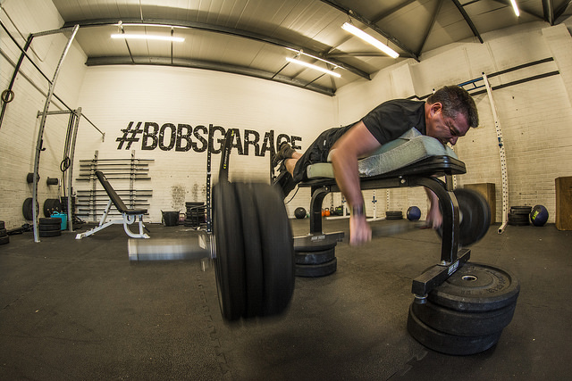 Weight Training at #BOBSGARAGE, photos courtesy of Anthony Robson