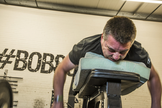 Weight Training at #BOBSGARAGE, photos courtesy of Anthony Robson