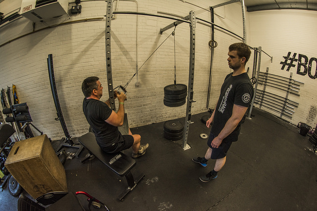 Weight Training at #BOBSGARAGE, photos courtesy of Anthony Robson