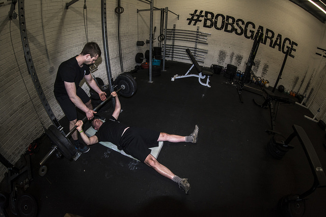 Weight Training at #BOBSGARAGE, photos courtesy of Anthony Robson