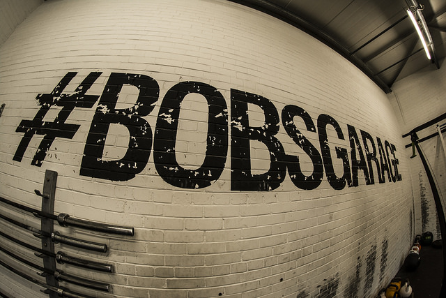 Weight Training at #BOBSGARAGE, photos courtesy of Anthony Robson